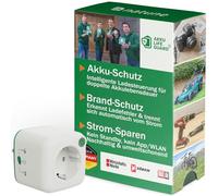 Adaptador de protección de batería Natune "Akku Life Guard" | Cargador inteligente con parada automática y 3 modos para prolongar la vida útil de la batería | 0,0 % de consumo en espera