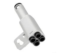 Adaptador de PTFE 4 en 1 para Bambu Lab X1C P1S Kit de actualización de múltiples materiales, flujo suave de 63 mm