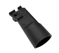 Adaptador de puerto de polvo N104672 compatible con sierra circular Dcs391, conector de vacío de plástico negro para una recolección eficiente de virutas y un entorno limpio de taller durante tareas