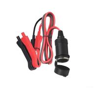 Adaptador de puerto SAE con clip de cocodrilo de batería para motocicletas y paneles solares con fusible en línea para un funcionamiento seguro y protección contra sobrecorriente