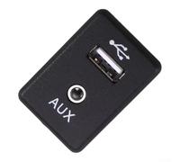 Adaptador de puerto USB AUX, 1 paquete, módulo de interfaz auxiliar de audio, puerto de carga USB, pieza de reparación de repuesto directo, compatible con Nissan Qashqai para Tiida Sylphy