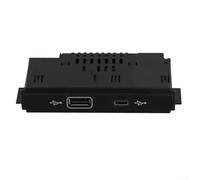 Adaptador de puerto USB para consola frontal de coche 30D035736 para MK2 Viloran, enchufe de carga de datos PD dual, interruptor eléctrico de ajuste directo, interior de plástico ABS negro
