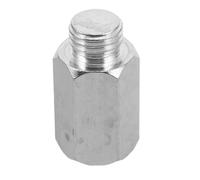 Adaptador de Pulido para Taladro Eléctrico y Amoladora Angular de | Conector Roscado de 14mm a 16mm, Plata, Conexión Segura y Resistente para Tareas de Encerado