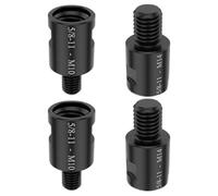 Adaptador de pulidor rotativo, adaptador de alambre de amoladora angular,4X Adaptador Convertidor Herramienta de conexión | Adaptador 5/8in-11 hembra a M14/M10 macho adaptador giratorio para pulidora