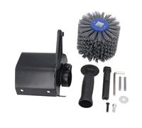 Adaptador de pulidora de amoladora Gearwell, kit de conversión de amoladora angular a pulidora, juego de accesorios de bruñido de trefilado para acabado de pulido de superficies