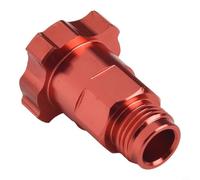 Adaptador de pulverización de aluminio conector rápido para M14 x 1 taza compatible con tazas medidoras de pintura desechables, se adapta a varios aerosoles, adaptador de recipiente de mezcla (para