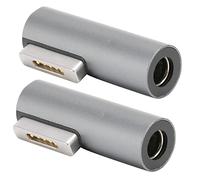 Adaptador de Punta en T Magnético de 2 Piezas a 2, DC Hembra a 2 PD T Tip Adaptador de Conector Convertidor Macho Soporte Máximo 5A 18.5 20V Adaptador de Carga de Punta en T