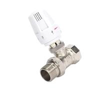 Adaptador de radiador termostático de cobre, ajuste recto ajustable para sistemas de calefacción central, adaptador de panel con protección anticongelante