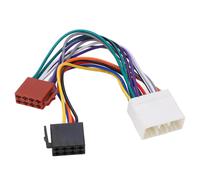 Adaptador de radio ISO para sistemas de audio de automóviles, arnés de cableado estéreo con adaptador de arnés de cableado estéreo de alta