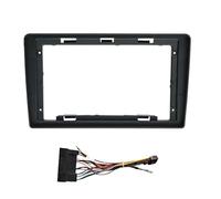 Adaptador De Radio Marco Coche 9 Pulgadas Kit De Panel Instalación Tablero De Radio para Hyundai H1 para Starex 2010 2011 2012 2013 2014 POMPOMPUR(Black Frame Cable)