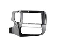 Adaptador De Radio Marco De Coche De 9 Y 10 Pulgadas Kit De Panel De Instalación para Mitsubishi para Outlander 2014 2015 2016 2017 2018 POMPOMPUR(Only 9 Inch Frame)