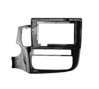 Adaptador De Radio Marco De Coche De 9 Y 10 Pulgadas Kit De Panel De Instalación para Mitsubishi para Outlander 2014 2015 2016 2017 2018 POMPOMPUR(Only 10 Inch Frame)