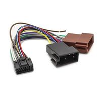 Adaptador de radio para coche, conector DIN ISO, arnés de cableado de 16 pines adecuado para JVC