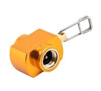 Adaptador de recambio de propano a butano para estufas de camping, conector de llenado de tanque de cilindro de gas, válvula de latón para actividades al aire libre