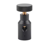 Adaptador de recarga de CO2 de acero inoxidable para tanque de gas, conector de encendido y apagado, resistente a la corrosión, puerto roscado de 1/8 NPT, compatible con tanque