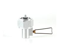 Adaptador de recarga de gas Convertidor de recarga de gas Tipo de tanque plano Adaptador de conversión de bote de combustible de butano para camping al aire libre senderismo (JX-01)