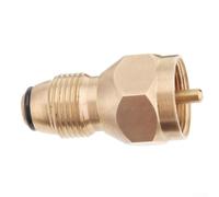 Adaptador de recarga de gas LP de latón para cilindros Coleman de 1 libra