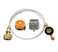 Adaptador de recarga de recipiente de combustible, 3 unids/set, adaptador de recarga de propano, isobutano, butano, estufa de Camping portátil, accesorios de Camping, decoración