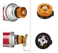 Adaptador de recarga para estufa de gas de camping, tanque de llenado de cilindros para exteriores, horno