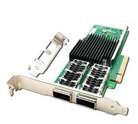 Adaptador de red convergente Ethernet de 40 GB (CNA), puertos QSFP+ duales compatibles con tarjeta de red Intel XL710-QDA2 PCIe x8 40 GB compatible con Windows/Windows Server/Linux/FreeBSD