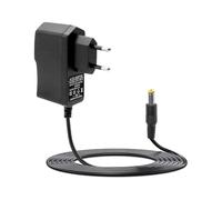 Adaptador de red de 9 V y 1 A, cargador universal de CA de 100-240 V a CC de 9 V, conector de 5,5 mm x 2,1 mm, polaridad positiva en el centro, cable de 2 m, apto para dispositivos electrónicos
