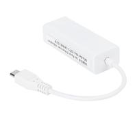 Adaptador de Red de Control de Flujo Dúplex Completo y Dúplex Práctico de Alta Precisión con Carcasa de ABS, Adaptador USB, para Computadora Portátil