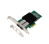Adaptador de Red de Fibra Óptica PCI-e X4 de 10 Gbps SFP ConnectX-3 Compatible con PXE UEFI Tarjeta Adaptadora de 10 Gigabit