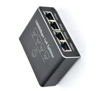 Adaptador de red de Internet de 1 en 2, 3, 4 salidas de 1000 Mbps con salidas RJ45, divisor Gigabit para PC Ethernet Splitter