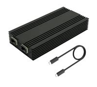 Adaptador de red Ethernet USB 4 a dual de 10 Gb SFP+ con chipset Intel 82599ES compatible con Thunderbolt 5/4/3 para conexiones de red de alta velocidad