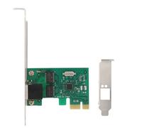 Adaptador de red Gigabit Ethernet, tarjeta PCI Express con puerto RJ45LAN, compatible con múltiples sistemas y con blindaje metálico duradero.