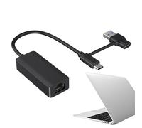 Adaptador de red Gigabit para laptop, tarjeta de red con cable USB 3.0, a prueba de conductor, conector de cable web externo para computadora, accesorios para teléfonos celulares