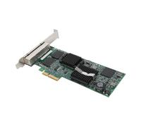 Adaptador de Red Gigabit PCI Express, Tarjeta de Red PCIe de 1000Mbps con 4 Puertos RJ45 Compatible con Linux
