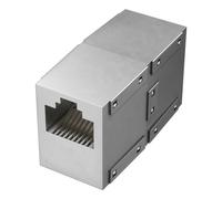 Adaptador de red Hama 00200327 RJ-45 Cat6 metálico plata