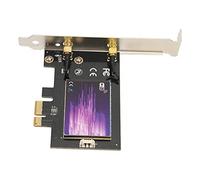 Adaptador de Red Inalámbrica PCIE, WiFi de Triple Banda de Alta Velocidad 6 Adaptador de Red Inalámbrica PCIE Tecnología WiFi 6 Bajo Consumo de Energía para Oficina
