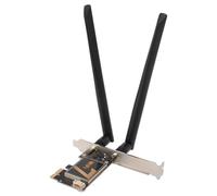 Adaptador de Red Inalámbrica, Tarjeta WiFi BE200NGW PCI Ex1 con Antena 8DB Adaptador Inalámbrico 8774Mbps WIFI7 Bluetooth 5.4, para PC de Escritorio (Sin Base de Antena)