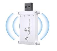 Adaptador De Red Inalámbrica,Wifi USB Para Internet Inalámbrico | Extensor de Rango WiFi, Wi-Fi inalámbrico de doble banda 5GHz/866Mbps + 2.4GHz/300Mbps Delr
