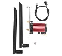 Adaptador de Red Inalámbrico de Escritorio, 433Mbps 2.4G 5G Adaptador de Tarjeta de Red PCIE WiFi de Doble Banda RTL8821CE Pro AW - CB304NF para Computadora de Escritorio PC