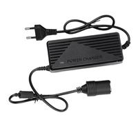 Adaptador de red para coche, 220 V a 12 V, 10 A, convertidor de corriente, adaptador de corriente para aspiradora, frigorífico, compresor o inflador de neumáticos