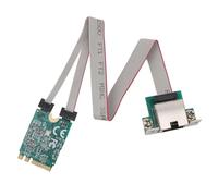 Adaptador de Red PCIe 2,5G RTL8125B 2500/1000/100Mbps Tarjeta Ethernet PCI Express M.2 A + E RJ45 Controlador LAN para Linux