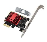 Adaptador de red PCIE a RJ45 de 2,5 Gbps RTL8125B, instalación de tarjeta Gigabit Ethernet de 2500/1000/100 Mbps para tarjeta Gigabit de oficina en casa