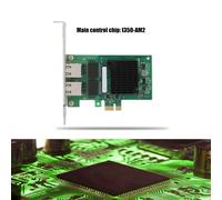 Adaptador de red PCIe de doble puerto I350T2M para tarjeta Ethernet de 1 G con chip I350AM2