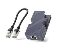 Adaptador de red RJ45 T568B Pin 10/100/1000Mb/s, convertidor de cable Ethernet, inyectores de alimentación a través de Ethernet, accesorios de plato, adaptador de red protector