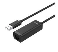 Adaptador de Red UNITEK Y-1468 USB a Ethernet 480 Mbit/s Negro