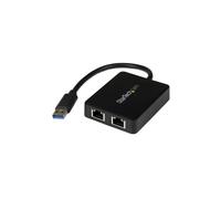 Adaptador de red USB 3.0 a 2 puertos Gigabit Ethernet - STARTECH.COM - Convertidor USB a 2x RJ45