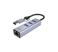 Adaptador de red USB-C a Gigabit Conceptronic ABBY25G Alámbrico Gris