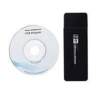 Adaptador de Red WiFi USB de 1200 Mbps, Tarjeta de Red Inalámbrica de Doble Banda Compatible con Función Ap, Tarjeta de Red de CA Bluetooth 4.1 Plug and Play para Computadora Portátil PC
