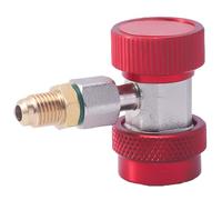Adaptador de refrigerante R134A - Conexión HVAC en el lado bajo, conector de conversión del tanque | 1/4 herramienta de acoplador rápido Flare para sistemas automotrices reemplazo de puerto de línea
