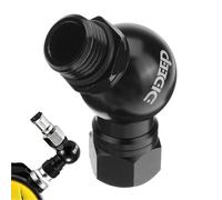 Adaptador de regulador de buceo de segunda etapa: conector giratorio giratorio 360 para buceo | Adaptador de regulador de buceo de alto rendimiento para mayor comodidad, exploración sou