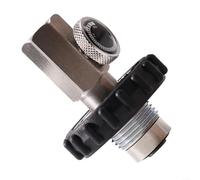 Adaptador de regulador de buceo DIN G5/8-14 a conector hembra de latón 1/4NPT para estaciones de llenado de gas de alta presión y SCBA, presión de trabajo de 310 bar