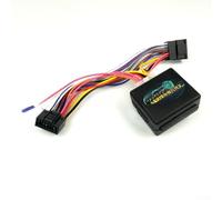 Adaptador de regulador de carcasa convertidor, para instalación compacta de peso pluma, sistemas de navegación de coche ABS y juego, voltaje reductor de 16 pines, 24 V para alimentación de 12 V